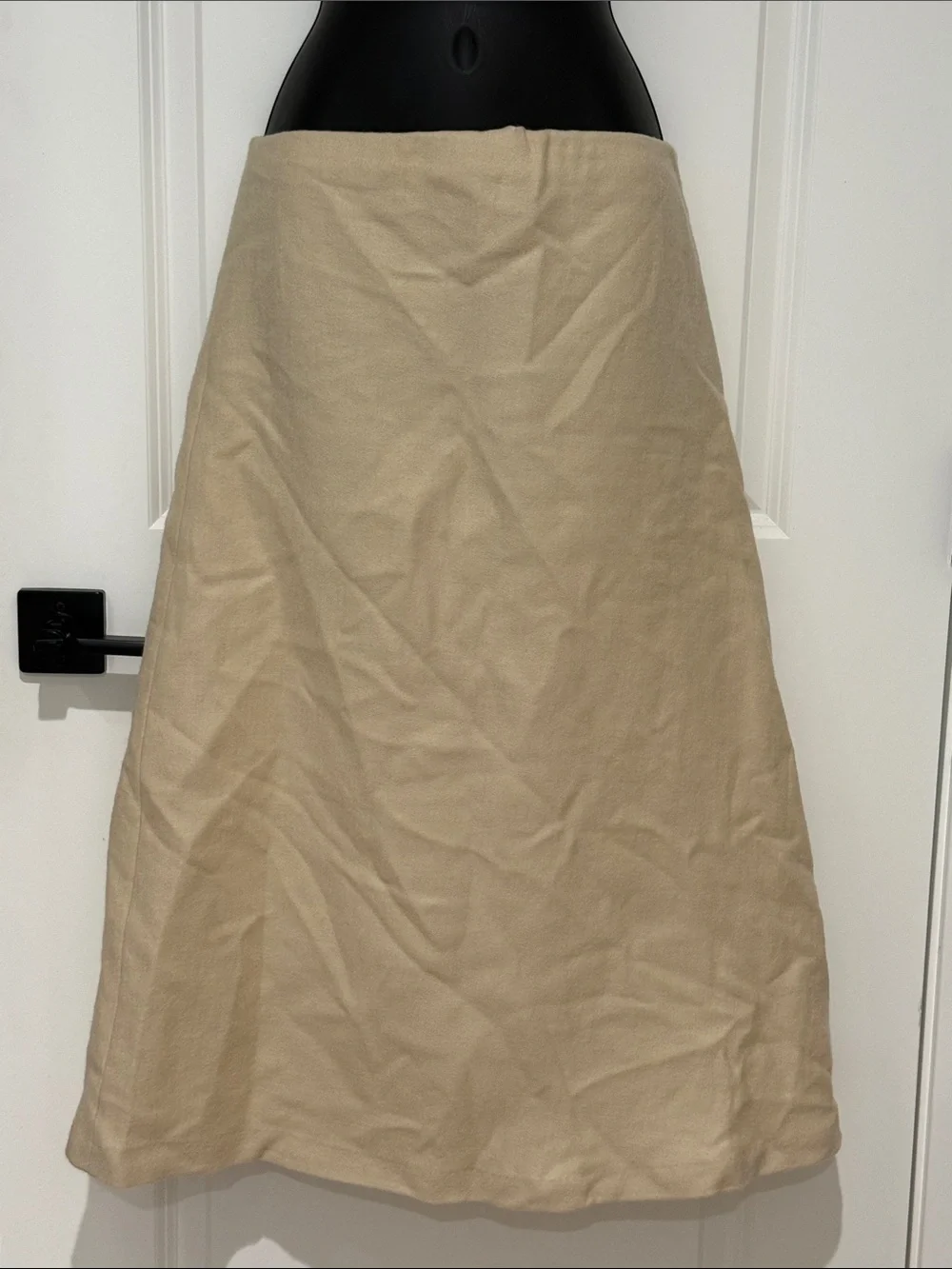 Zara Studio A-Line Midi Wool Skirt